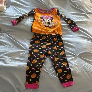 Kids Halloween Pajama Set with Mini Mouse Character